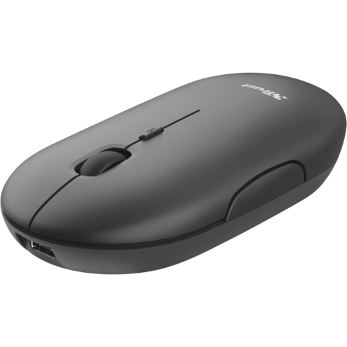 Mouse Trust Puck, Rechargeable Bluetooth, negru