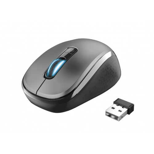 Mouse Optic Trust Yvi Dual Mode, USB/Bluetooth, Black