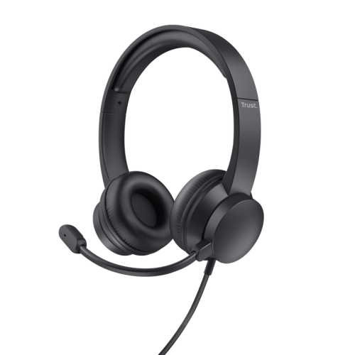 Casti cu microfon Trust Ayda, USB-A, Black