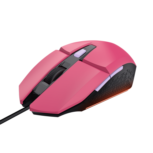 Kit Trust GXT790P TRIDOX 3-IN-1 - Mouse Optic, USB, Pink + Casti cu microfon, USB, Pink + Mouse Pad, Black