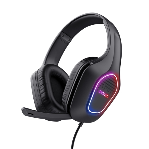 Casti cu microfon Trust GXT 416 Zirox, 3.5mm jack, Black
