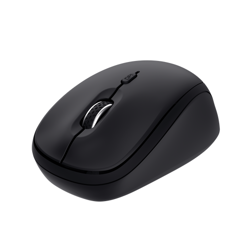 Mouse Optic Trust Yvi+ Compact Multi-Device, USB Wireless/Bluetooth, Black