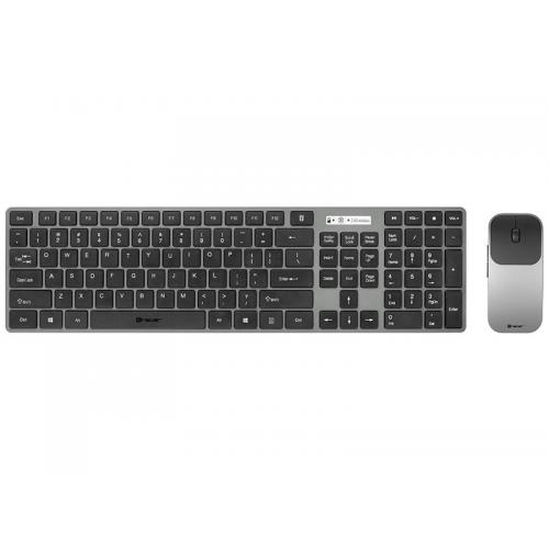 Kit Wireless Tracer RF Nano - Tastatura, USB, Black-Silver + Mouse Optic, USB, Black-Silver