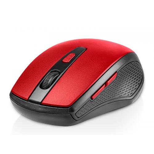 Mouse Optic Tracer Deal RF Nano, USB Wireless, Red-Black