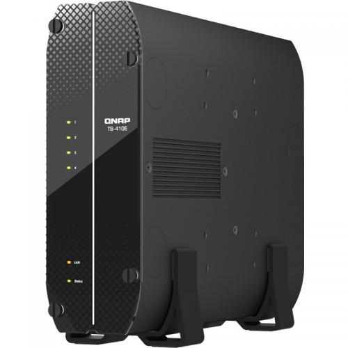 NAS QNAP 410E 4-Bay, CPU Intel Celeron J6412 4-core/4-thread Processor, RAM onboard 8GB (not expandable), 2.5