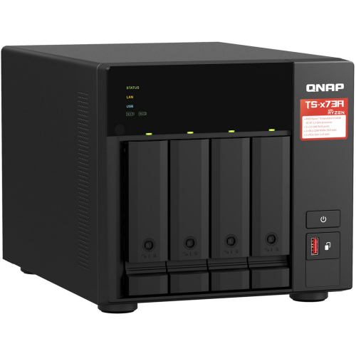 Bundle NAS QNAP TS-473A, 8GB + Switch QNAP QSW-1105-5T, 5 porturi