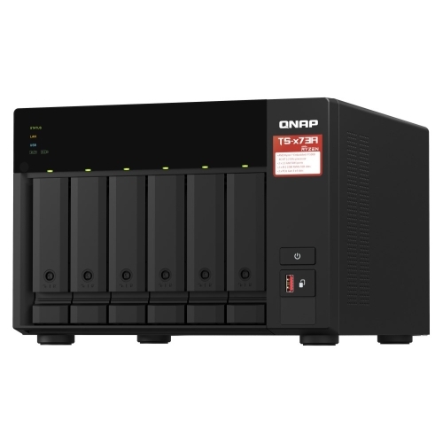 Bundle NAS QNAP TS-673A-8G, 8GB + Switch QNAP QSW-1105-5T, 5 porturi