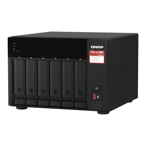 Bundle NAS QNAP TS-673A-8G, 8GB + Switch QNAP QSW-1105-5T, 5 porturi