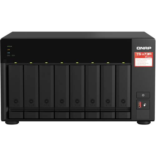 Bundle NAS QNAP TS-873A, 8GB + Switch QNAP QSW-1105-5T, 5 porturi