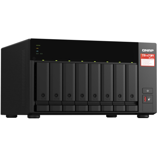 Bundle NAS QNAP TS-873A, 8GB + Switch QNAP QSW-1105-5T, 5 porturi