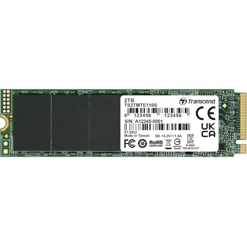 SSD Transcend MTE110S 2TB, PCI Express 3.0 x4, M.2 2280