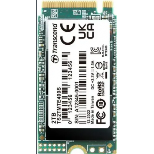 SSD Transcend MTE400S 2TB, PCI Express 3.0 x4, M.2 2242