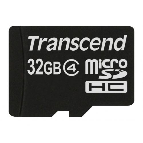 Memory Card microSDHC Transcend Premium 32GB, Class 4