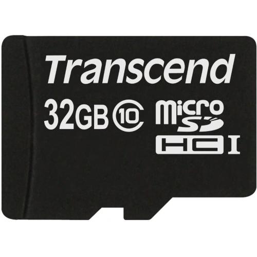 Memory Card Transcend microSDHC 32GB, class 10 + Adaptor SD