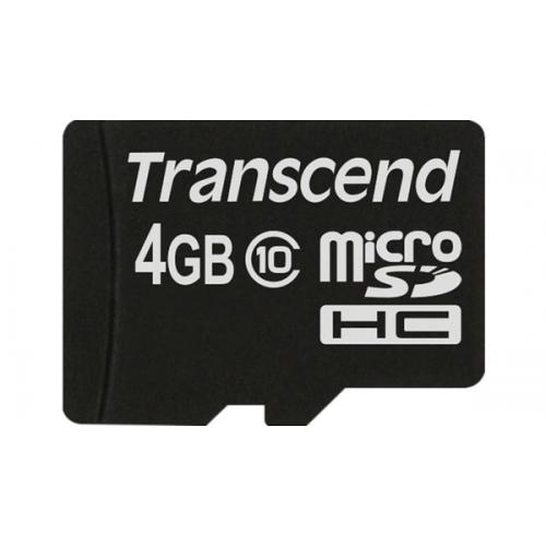 Memory Card microSDHC Transcend Premium 4GB, Class 10, UHS-I