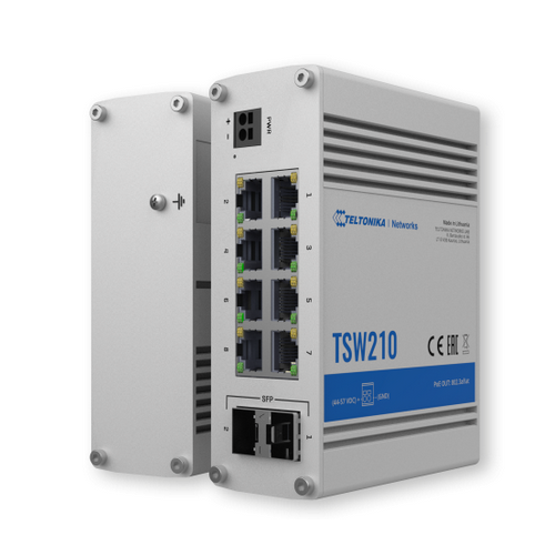 Switch Teltonika Industrial TSW210, 8 porturi