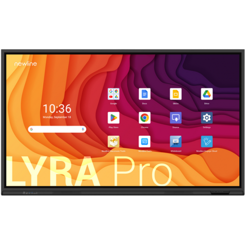 Display interactiv Newline Seria 23QA TT-9823QA, 98inch, 3840x2160pixeli, Black