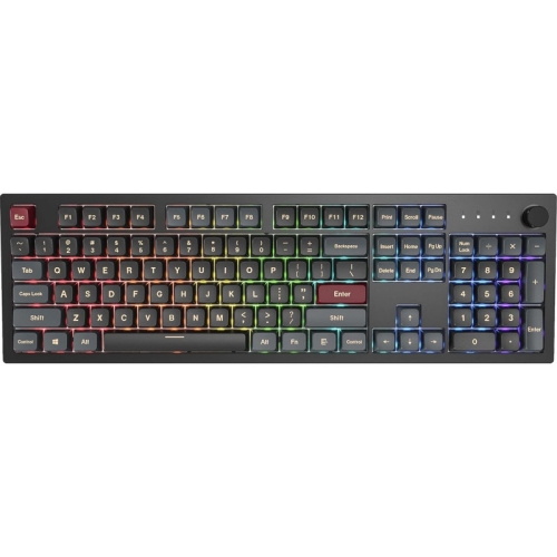 Tastatura Montech MKey Darkness Gateron G Pro 2.0 Red, RGB LED, Black