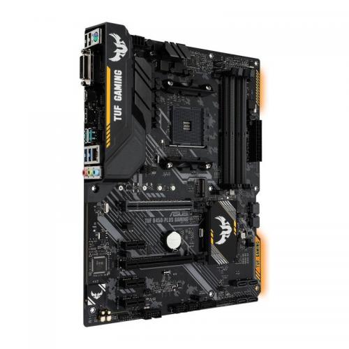 Placa de baza ASUS TUF B450-PLUS GAMING, AMD B450, Socket AM4, ATX