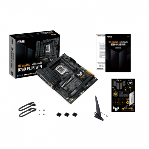 Placa de baza ASUS TUF GAMING B760-PLUS WIFI, Intel B760, Socket 1700, ATX