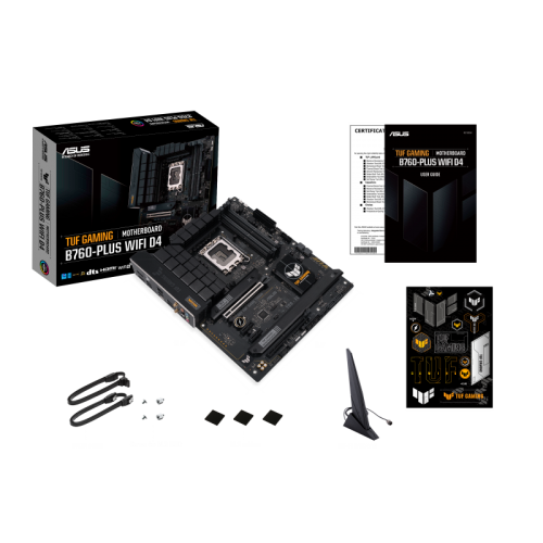 Placa de baza ASUS TUF GAMING B760-PLUS WIFI D4, Intel B760, Socket 1700, ATX