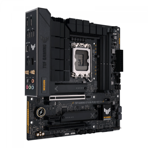 Placa de baza ASUS TUF GAMING B760M-PLUS WIFI D4, Intel B760, Socket 1700, mATX