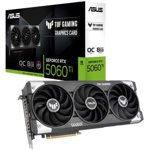 Placa video ASUS nVidia GeForce RTX 5060 Ti TUF GAMING OC 8GB, GDDR7, 128 bit