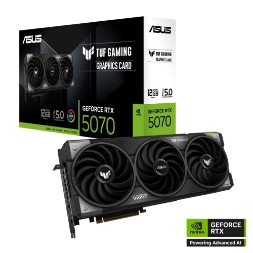 Placa video ASUS nVidia GeForce RTX 5070 TUF GAMING 12GB, GDDR7, 192 bit