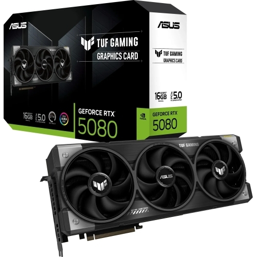 Placa video ASUS nVidia GeForce RTX 5080 TUF GAMING 16 GB, GDDR7, 256 bit