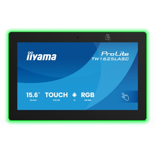 Display Interactiv Iiyama Seria ProLite TW1625LASC-B3PNR, 15.6 inch, 1920 x 1080 pixeli, Black
