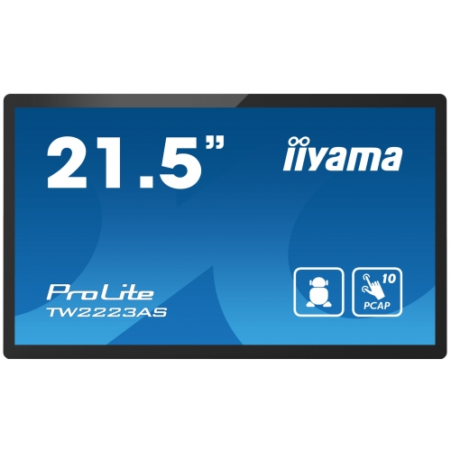 Display Interactiv Iiyama Seria ProLite TW2223AS-B2, 21.5inch, 1920x1080pixeli, Black