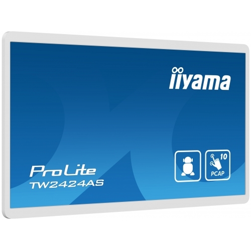 Display Interactiv Iiyama ProLite TW2424AS-W1, 23.8inch, 1920x1080pixeli, White