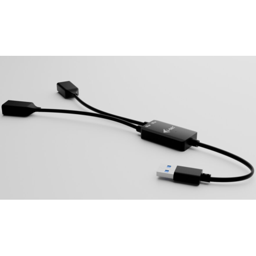 Hub USB I-TEC U3CBLHUB2A, 2 x USB-A, Silver