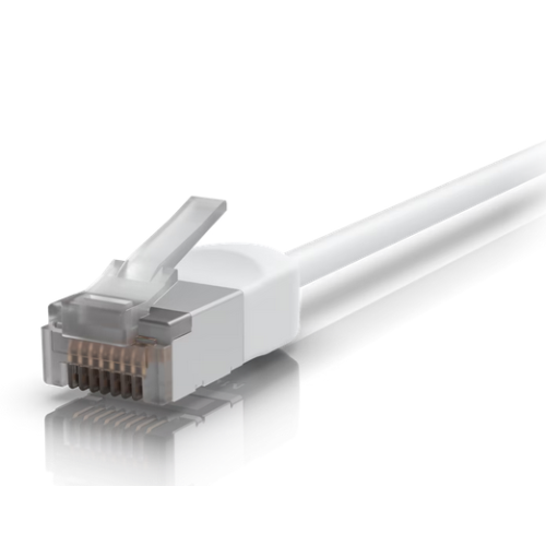 Patch Cord Ubiquiti UniFi Premium, F/UTP, Cat. 6a, 1 m, White