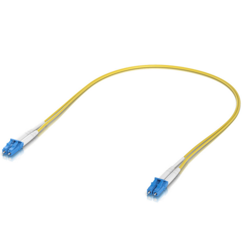 Patch Cord Fibra Optica Ubiquiti UACC-OFC-S2-LULU-0.5M-50, Single-Mode, OS2, Duplex LC - Duplex LC, 0.5 m, 50 bucati