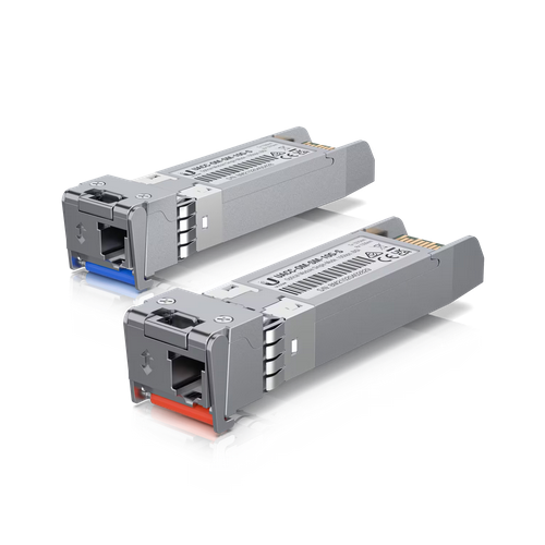 Transceiver Ubiquiti SFP+ 10GB UACC-OM-SM-10G-S-2, TX 1270 / RX 1330 nm, Single-Mode, 10 km, LC/UPC, 2 bucati