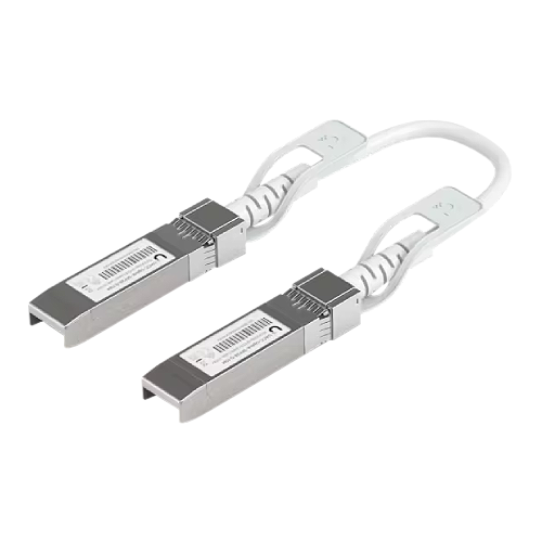 Patch Cord FO Ubiquiti UACC-UPLINK-SFP28-0.15M, SFP28 - SFP28, 0.15m, White