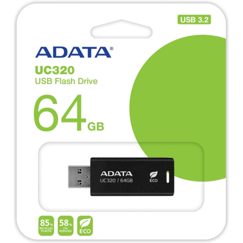 Stick Memorie A-Data UC320 64GB, USB-A 3.0, Black