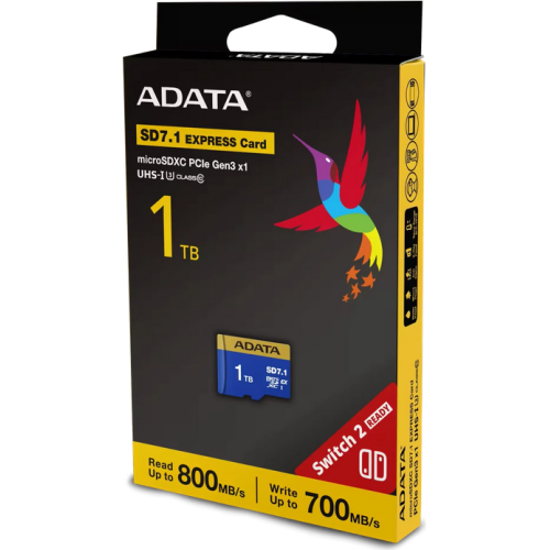 Memory Card MicroSDXC A-Data Premier, 1TB, Clasa 10, UHS-I U3, V30