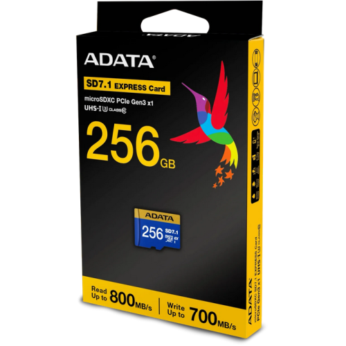 Memory Card SDXC A-Data Premier Extreme, 256GB, Clasa 10, UHS-I U3, V30, SD Express EX I
