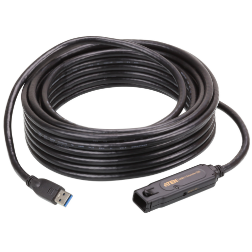 Cablu Aten Extensie UE3310, USB 3.0 male - USB 3.0 female, 10 m, Black