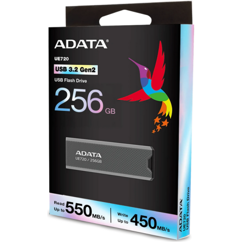 Stick Memorie A-Data UE720 256GB, USB-A 3.1, Gray-Black