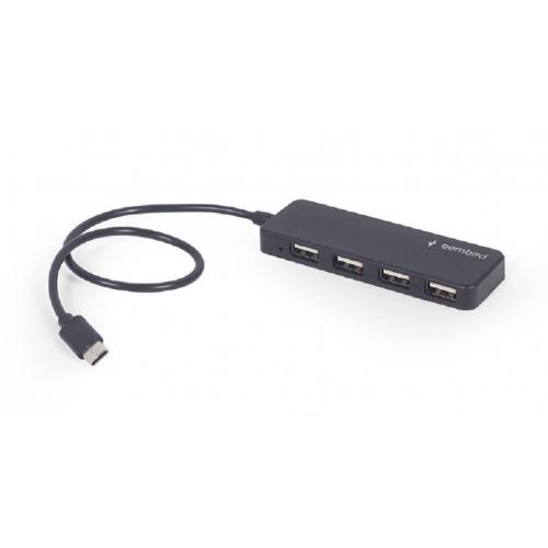 Hub USB Gembird UHB-CM-U2P4-01, 4x USB 2.0, Black