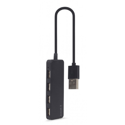 Hub USB Gembird UHB-U2P4-06, 4x USB 2.0, Black