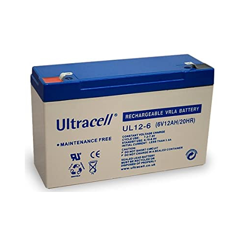 Acumulator Ultracell UL12-6 pentru 6V, 12AH