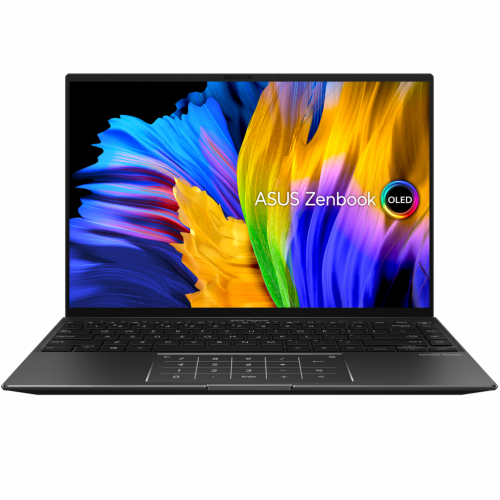 Laptop ASUS ZenBook UM5401QA-L7224W, 14.0-inch, 2.8K (2880 x 1800), AMD Ryzen™ 7 5800H Mobile Processor (8-core/16-thread, 20MB cache, up to 4.4 GHz max boost), 16GB, 1TB SSD, AMD Radeon™ Graphics, Windows 11 Home, Black