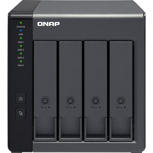 Extensie USB QNAP TR-004 4-Bay, 2.5/3.5 SATA 3Gbps HDD (compatibile cu SATA 6Gbs/, 3Gb/s, neincluse), 1xUSB3.0 (type-c), tower, PSU adaptor 65W, garantie 2 ani