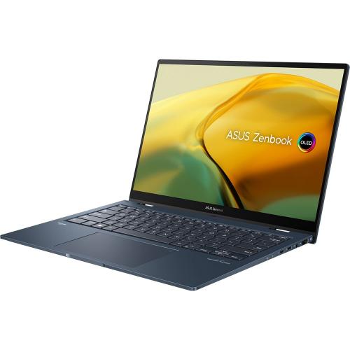 Laptop 2-in-1 ASUS ZenBook 14 Flip OLED UP3404VA-KN026X, Intel Core i7-1360P, 14inch Touch, RAM 16GB, SSD 1TB, Intel Iris Xe Graphics, Windows 11 Pro, Ponder Blue