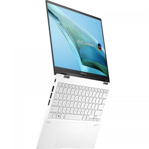 Laptop 2-in-1 ASUS ZenBook S 13 Flip OLED UP5302ZA-LX350X, Intel Core i7-1260P, 13.3inch Touch, RAM 16GB, SSD 1TB, Intel Iris Xe Graphics, Windows 11 Pro, Refined White