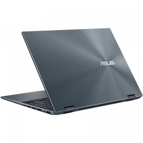 Laptop 2-in-1 ASUS ZenBook 14 Flip OLED UP5401EA-KN701R, Intel Core i7-1165G7, 14inch Touch, RAM 16GB, SSD 1TB, Intel Iris Xe Graphics, Windows 10 Pro, Pine Grey